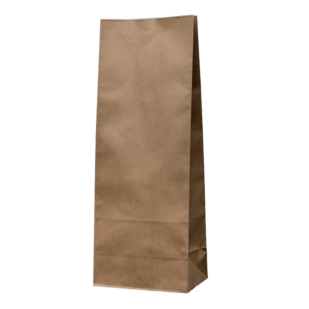 Block Bottom Paper Bag Brown